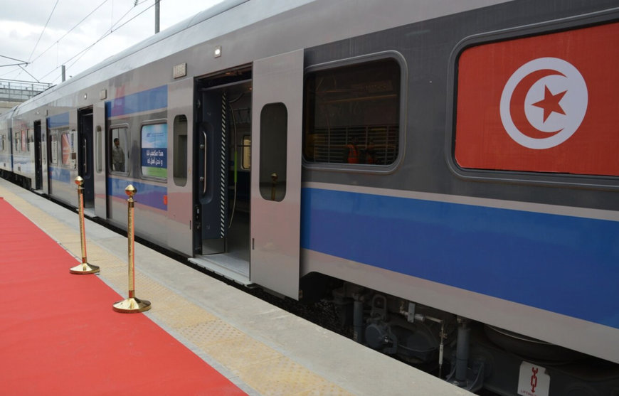 INAUGURATION OF THE FIRST SUBURBAN RAILWAY LINE IN TUNISIA